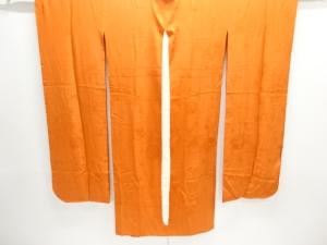 雪輪に枝垂れ花・蝶模様織り出し振袖用長襦袢(刺繍衿付き)